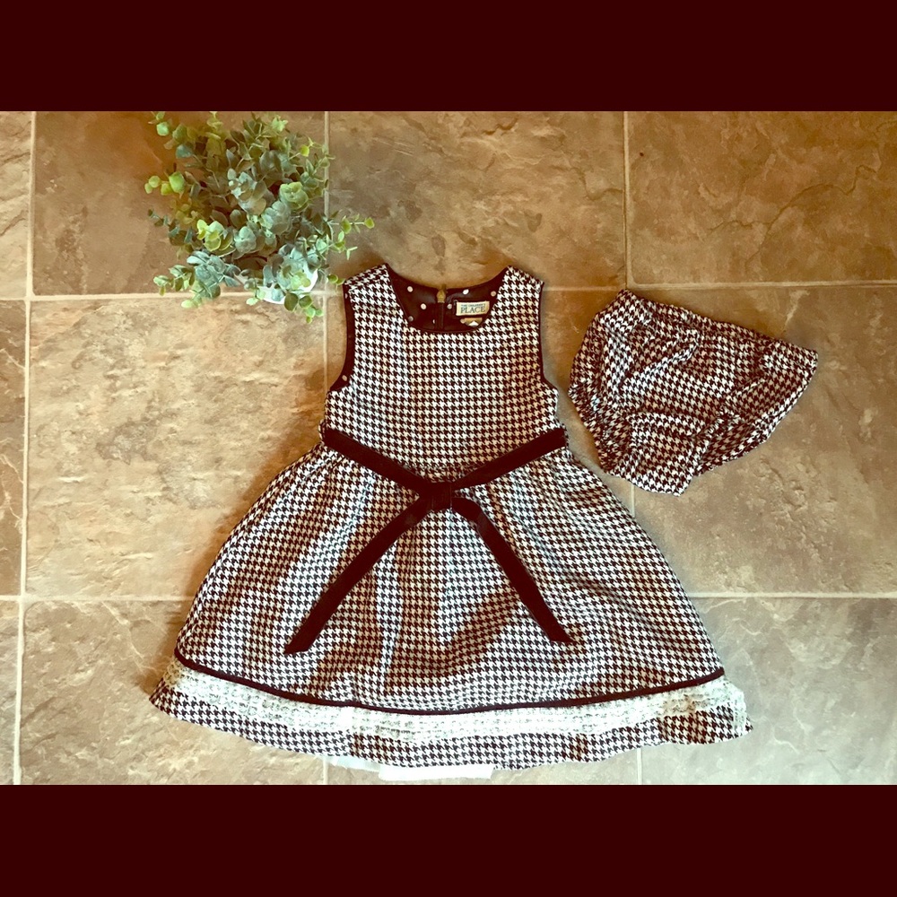 Childrens Place Houndstooth Dress 24mo